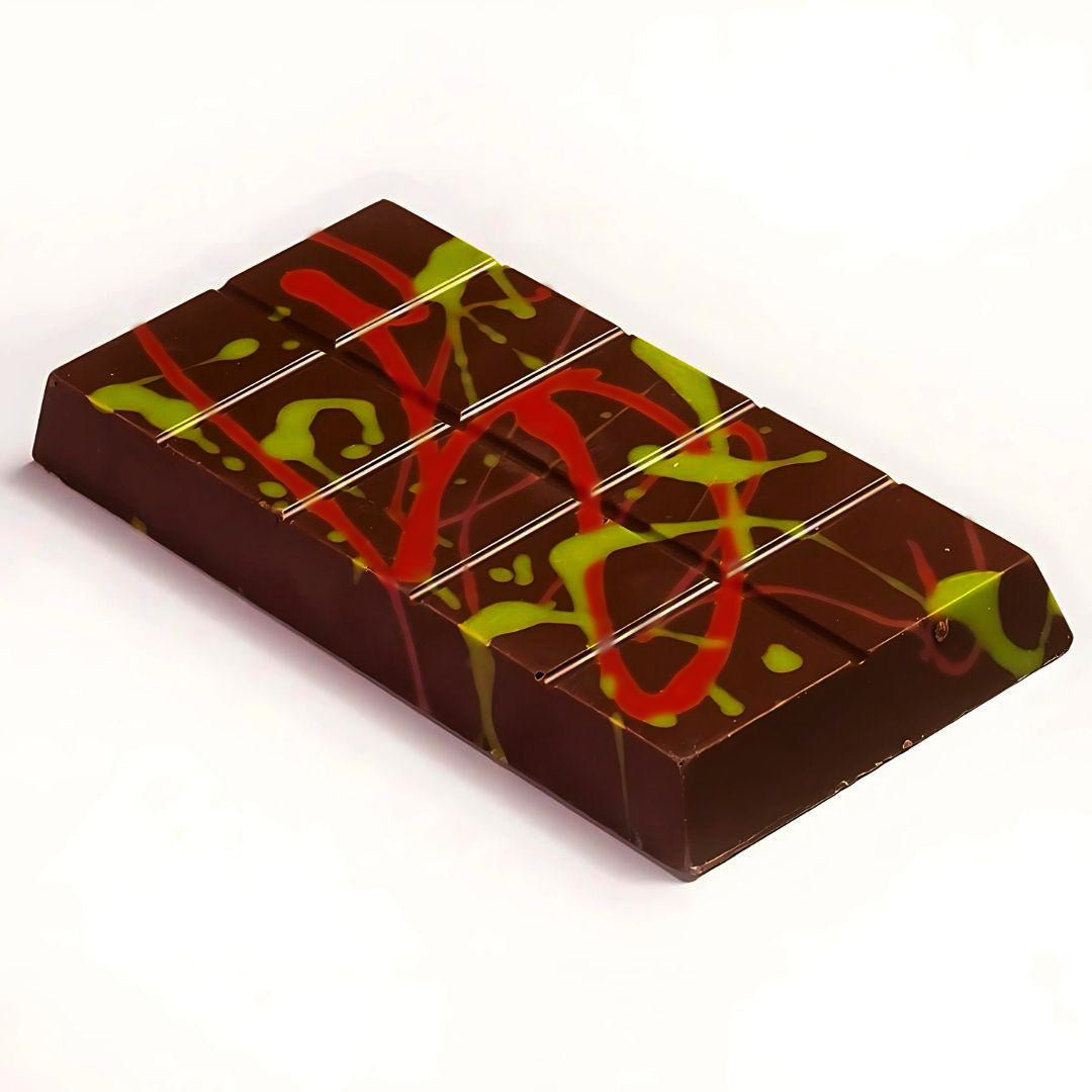 Dark Dubai Chocolate Bar Pistachio Delivery Big 200 Grams - Dubaimo Chocolates Toronto Montreal Ottawa Canada Wholesale